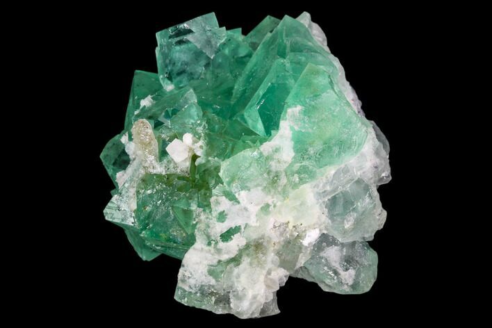 Green Fluorite Crystal Cluster - South Africa #111565